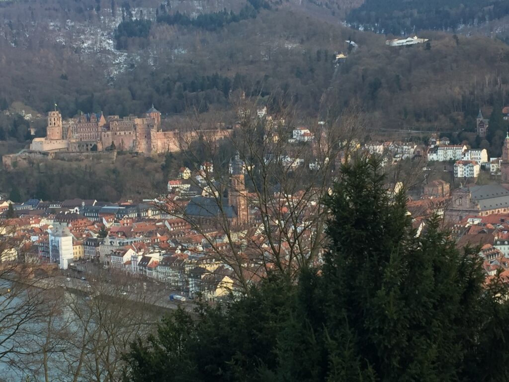 Ansicht der Stadt heidelberg